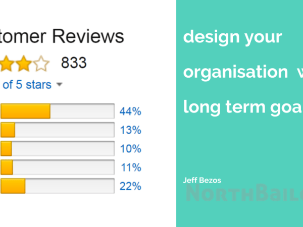design your organisation with long term&nbsp;goals